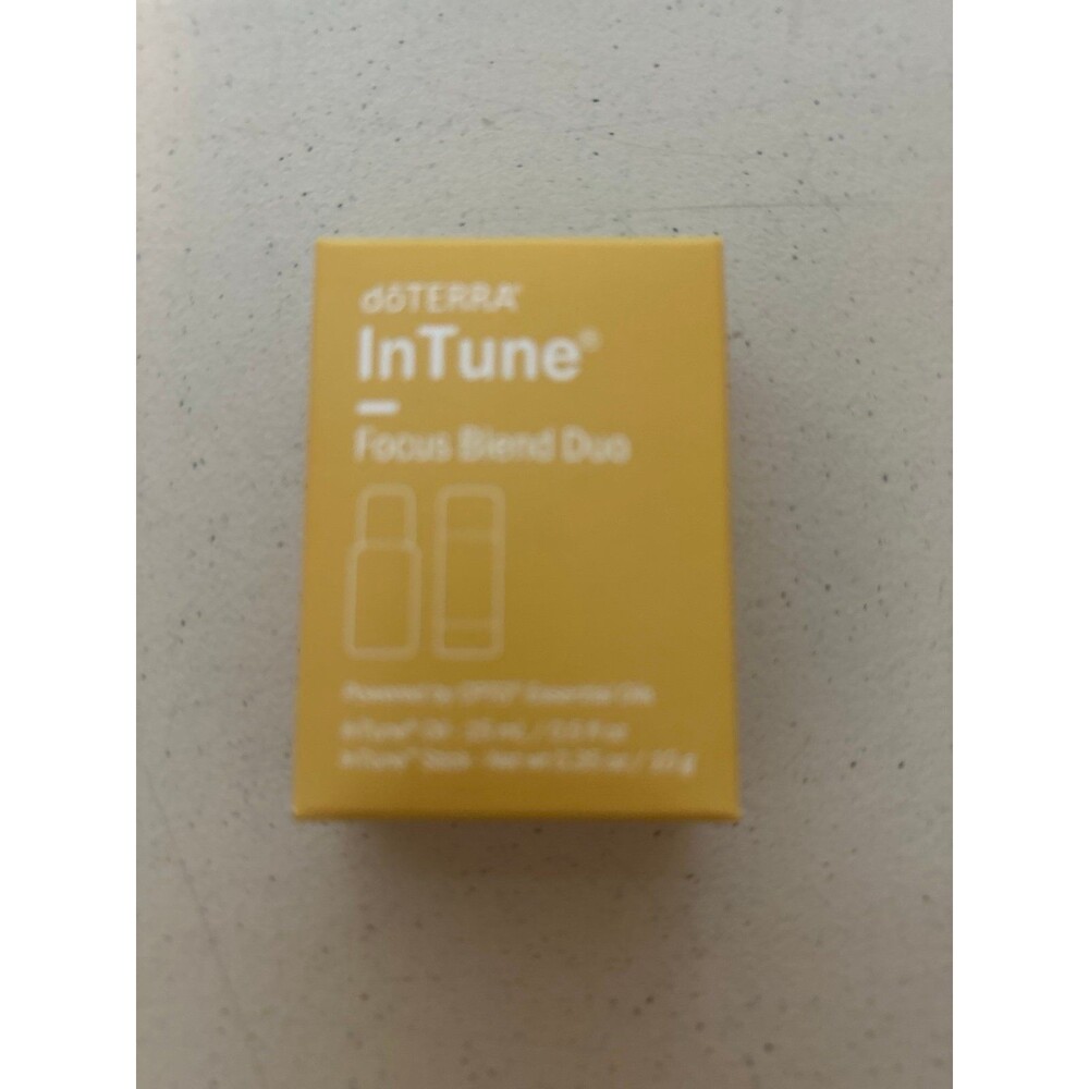 doTERRA InTune Focus Duo — 15 mL Oil + Focus Stick — NEW 2026